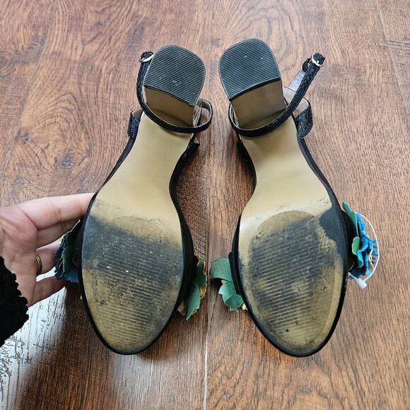 Betsey Johnson Milana Peep Toe Block Heels - Picture 7 of 9